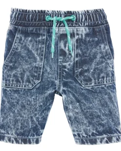 Ausgewaschene Jeans-Shorts elastischer Bund-KiK Onlineshop Outlet