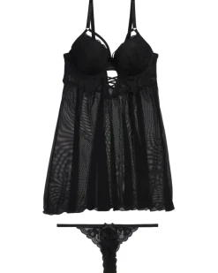 Babydoll + String in Janina, 2-tlg. Set-KiK Onlineshop Flash Sale