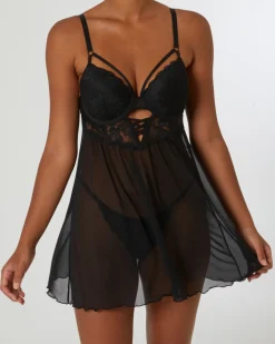 Babydoll + String in Janina, 2-tlg. Set-KiK Onlineshop Cheap