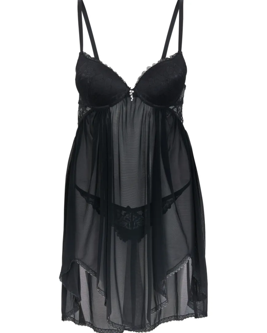 Babydoll + String Janina, 2-tlg. Set-KiK Onlineshop Cheap