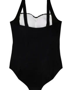 Badeanzug mit Raffungen Janina curved, breite Träger-KiK Onlineshop Online