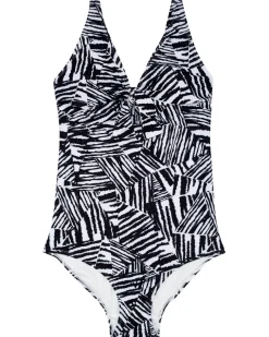 Badeanzug mit V-Ausschnitt Janina, verschiedene Designs-KiK Onlineshop Store