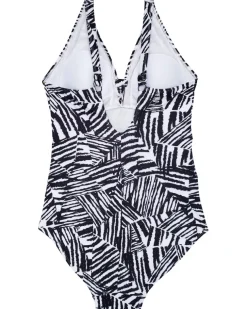 Badeanzug mit V-Ausschnitt Janina, verschiedene Designs-KiK Onlineshop Store