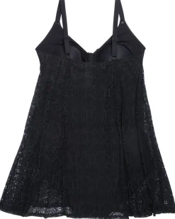 Badekleid mit Spitzenstoff Janina curved, verstellbare Träger-KiK Onlineshop Flash Sale