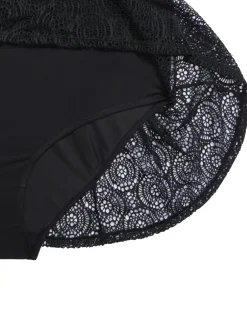 Badekleid mit Spitzenstoff Janina curved, verstellbare Träger-KiK Onlineshop Flash Sale