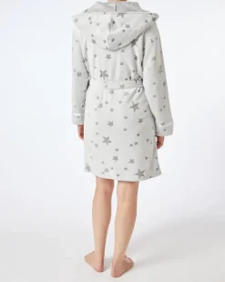 Bademantel aus Fleece Janina, verschiedene Designs-KiK Onlineshop Online