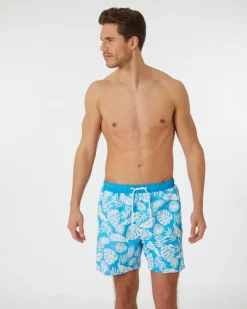Badeshorts Palmenblätter X-Mail, elastischer Bund-KiK Onlineshop Store