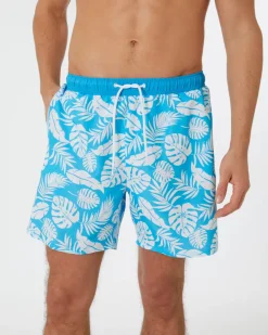 Badeshorts Palmenblätter X-Mail, elastischer Bund-KiK Onlineshop Store