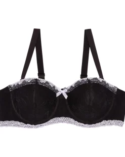 Balconette-BH mit Satinschleife abnehmbare Träger-KiK Onlineshop Clearance