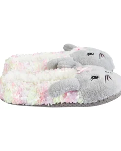 Ballerina-Hausschuhe mit Wendepailletten verschiedene Ausführungen-KiK Onlineshop Best