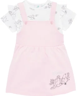 Bambi Newborn Latzkleid und T-Shirt Bambi, 2-tlg. Set-KiK Onlineshop Hot