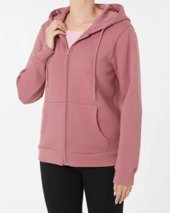 Basic Sweatjacke Janina, Kapuze-KiK Onlineshop Clearance