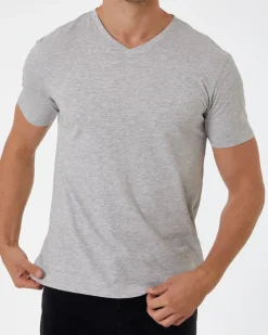 Basic T-Shirt X-Mail, V-Ausschnitt-KiK Onlineshop Cheap