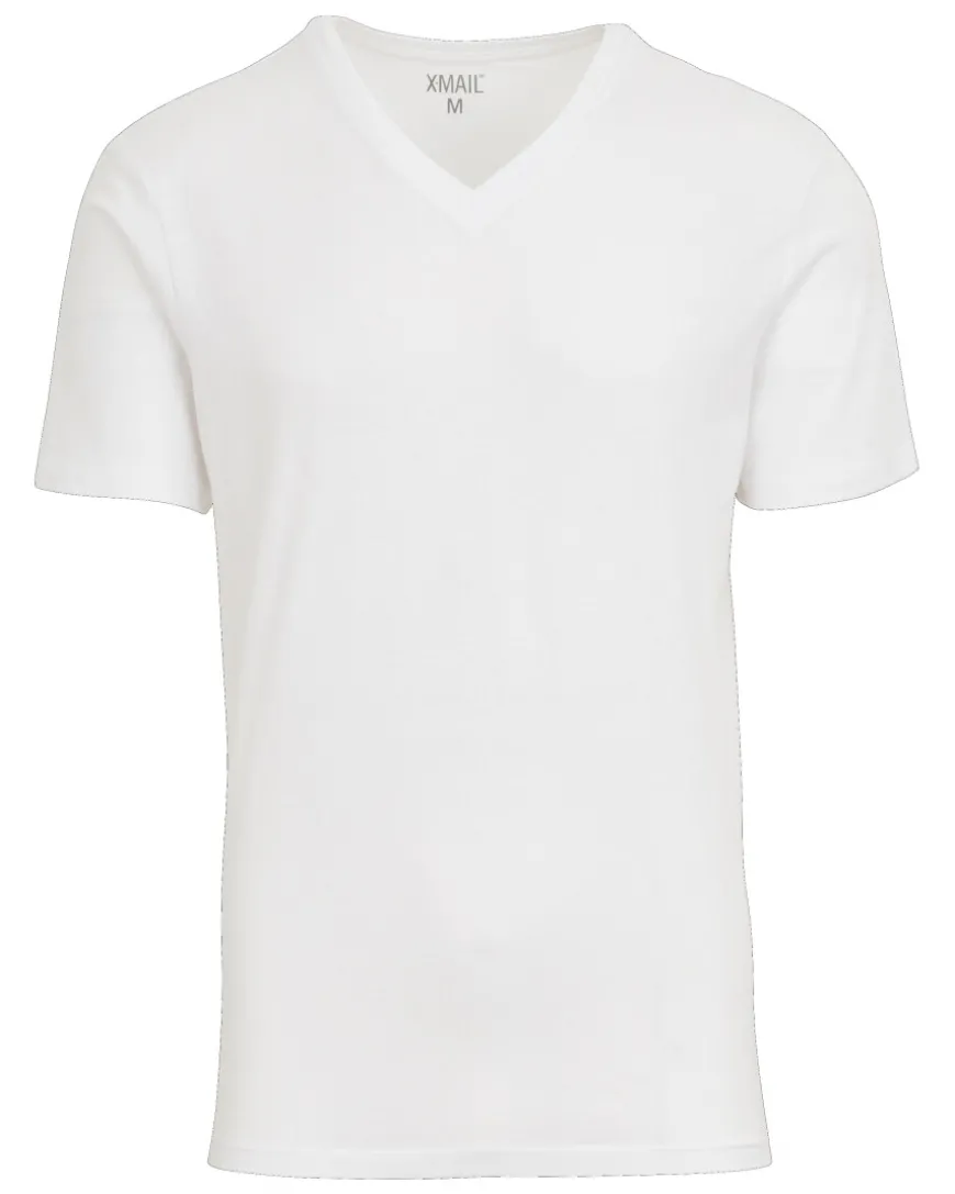 Basic T-Shirt X-Mail, V-Ausschnitt-KiK Onlineshop Cheap