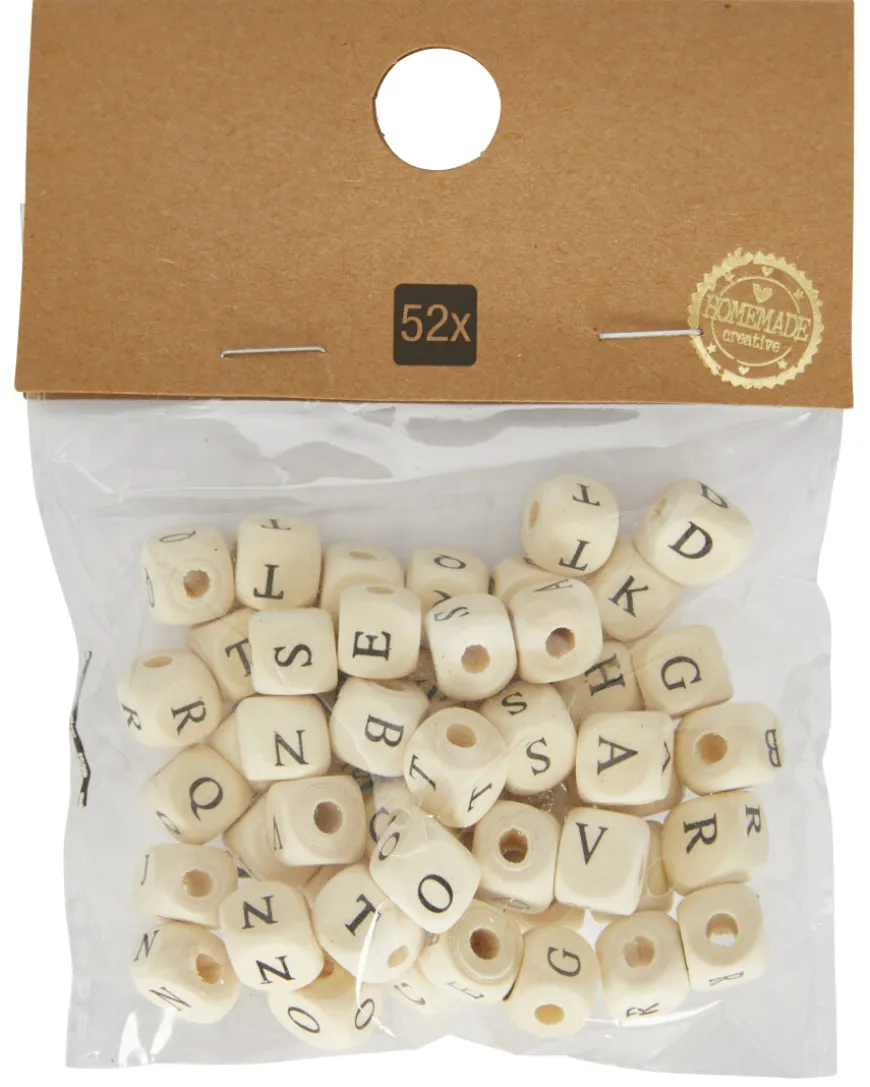 Bastelperlen aus Holz 52er-Pack-KiK Onlineshop Shop