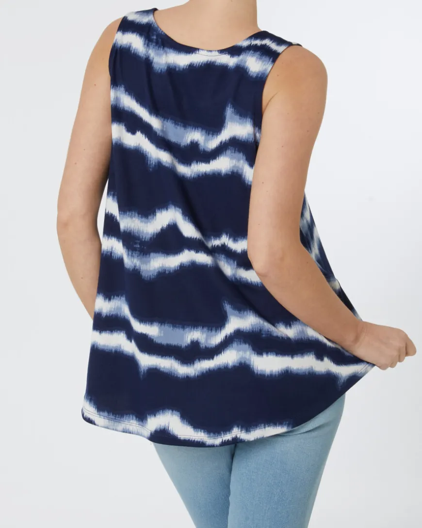 Batik Tanktop Janina, Quasten-KiK Onlineshop Clearance
