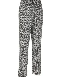 Bedruckte Pull-on-Hose Janina, mit Bindegürtel-KiK Onlineshop Best