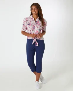 Bengalinhose in Caprilänge Janina, Slim-fit-KiK Onlineshop Hot