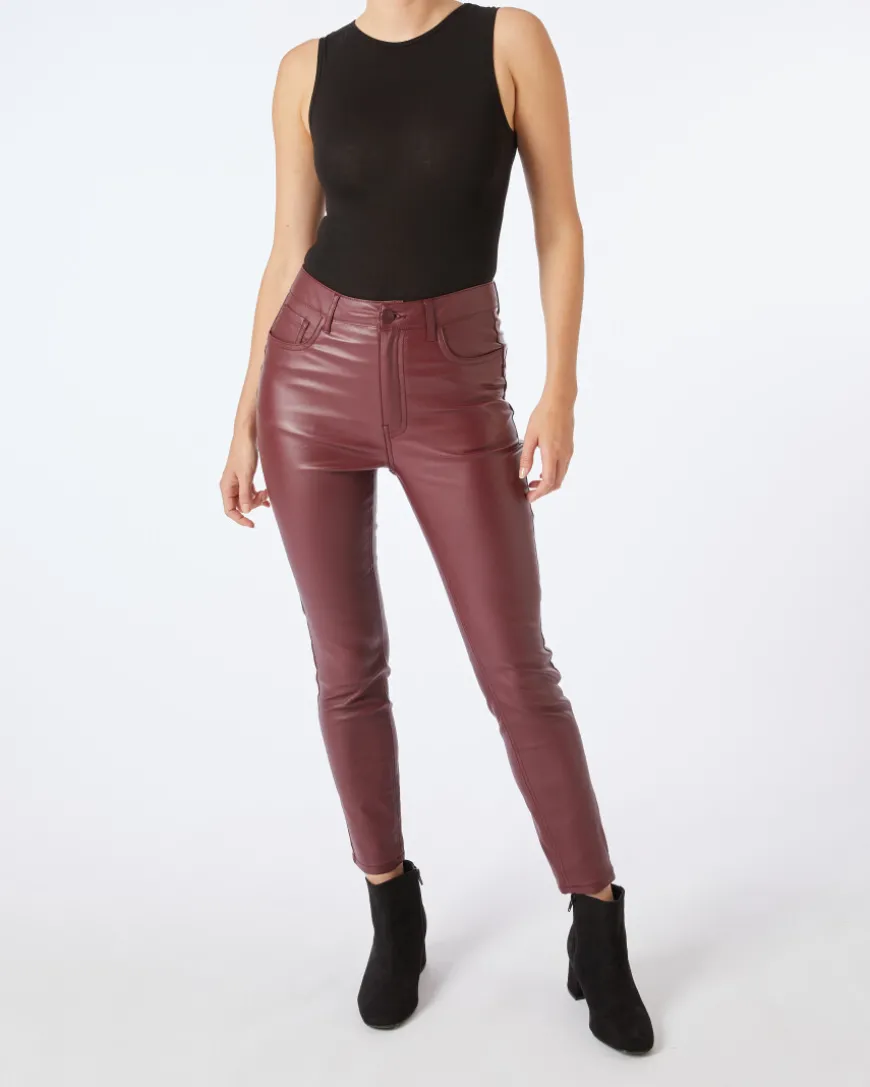 Beschichtete Hose in Janina, High-Waist-KiK Onlineshop Shop