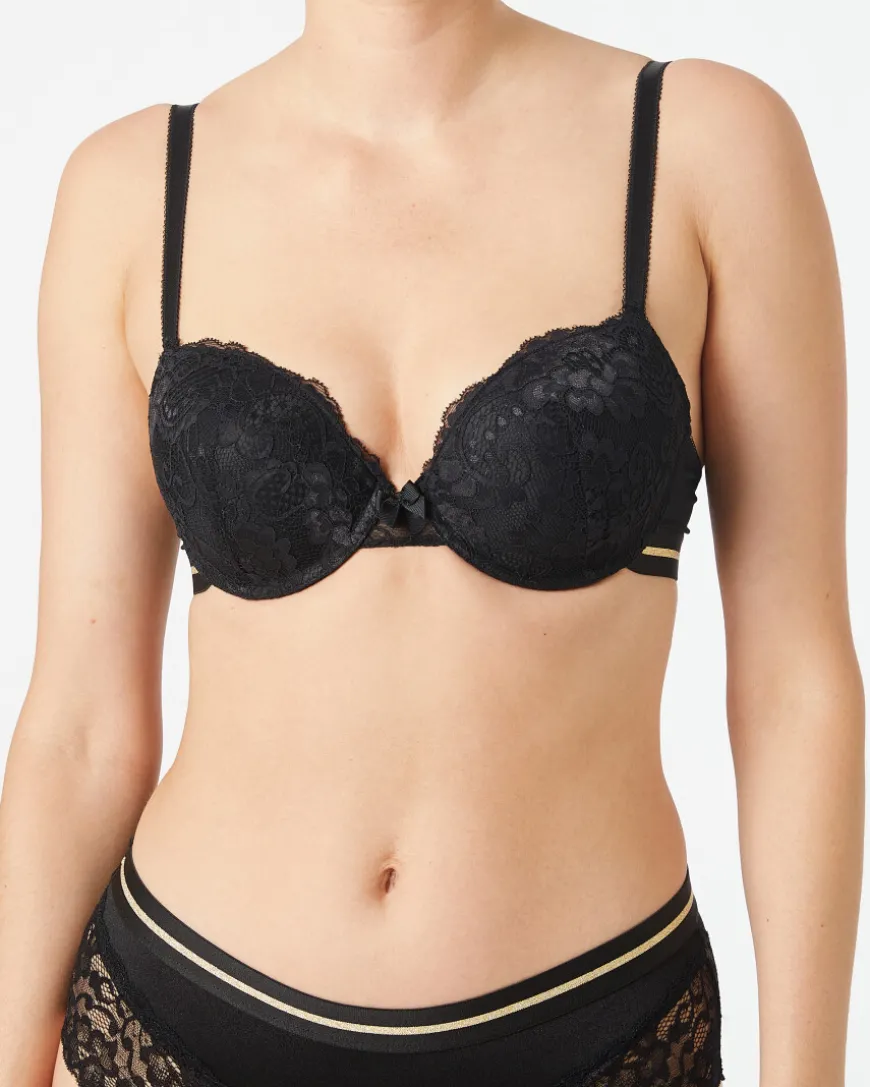 BH mit Kontraststreifen Janina, verstellbare Träger-KiK Onlineshop Clearance