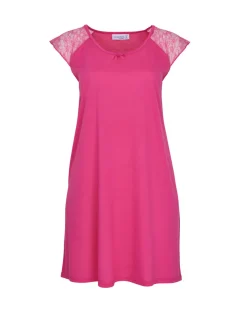 Bigshirt mit Ärmeln aus Spitze Janina curved, Rundhalsausschnitt-KiK Onlineshop Store