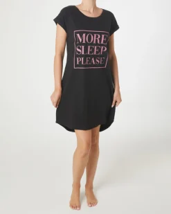 Bigshirt mit Schriftzug Janina, Rundhalsausschnitt-KiK Onlineshop Outlet