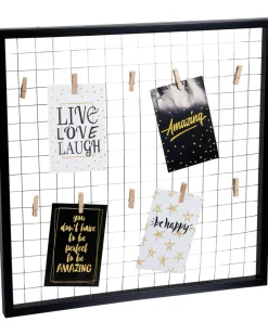 Bilder-Board mit Klammern ca. 50 x 50 x 3 cm-KiK Onlineshop Flash Sale