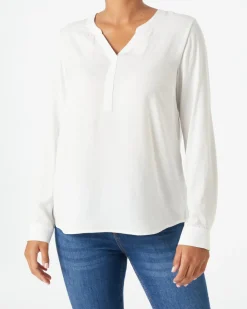 Bluse in Janina, Y-Ausschnitt-KiK Onlineshop Clearance