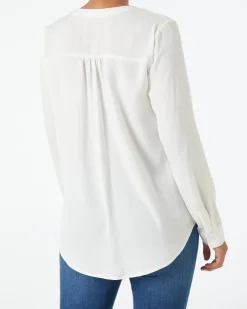 Bluse in Janina, Y-Ausschnitt-KiK Onlineshop Clearance