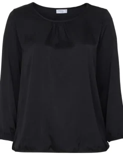 Bluse in Satinoptik Rundhalsausschnitt-KiK Onlineshop Clearance