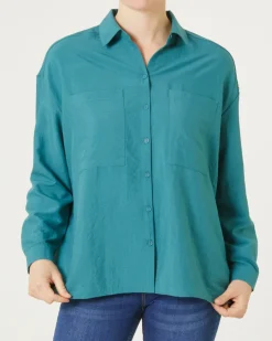 Bluse Janina, Brusttaschen-KiK Onlineshop Cheap