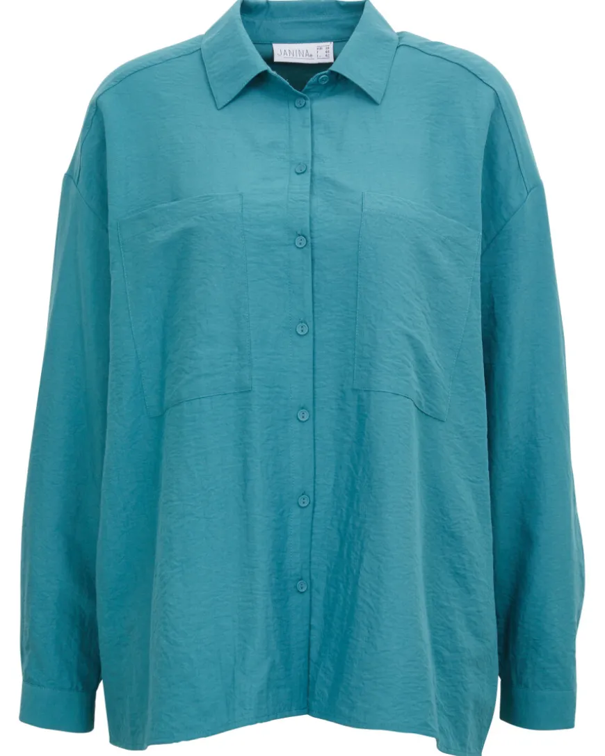 Bluse Janina, Brusttaschen-KiK Onlineshop Cheap