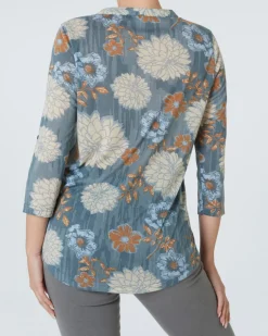 Bluse mit Blumen Janina, 3/4-Arm-KiK Onlineshop Sale