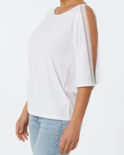Bluse mit Cut-outs Janina, 3/4-Arm-KiK Onlineshop Clearance