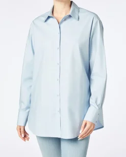 Bluse mit weiter Passform Janina, Knopfleiste-KiK Onlineshop Hot