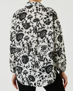 Bluse mit weiter Passform Janina, Knopfleiste-KiK Onlineshop Hot