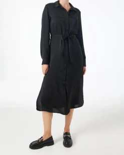 Blusenkleid mit Gürtel Janina, Knopfleiste-KiK Onlineshop New
