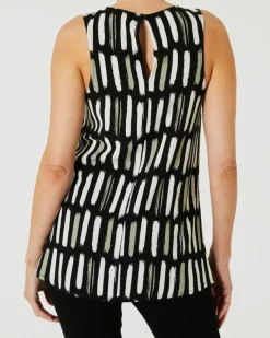 Blusentop mit Cut-out Janina, Rundhalsausschnitt-KiK Onlineshop Hot