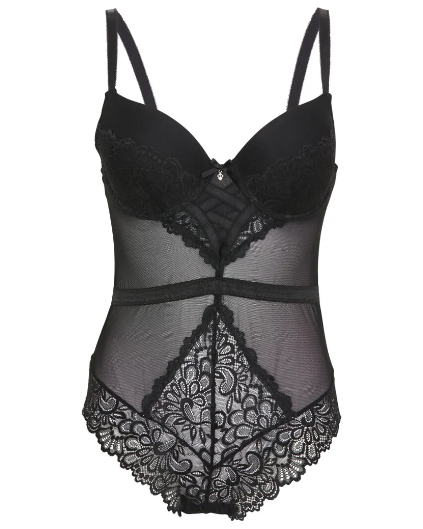 Body mit Push-up-Effekt Janina, Nieten an der Taille-KiK Onlineshop Clearance