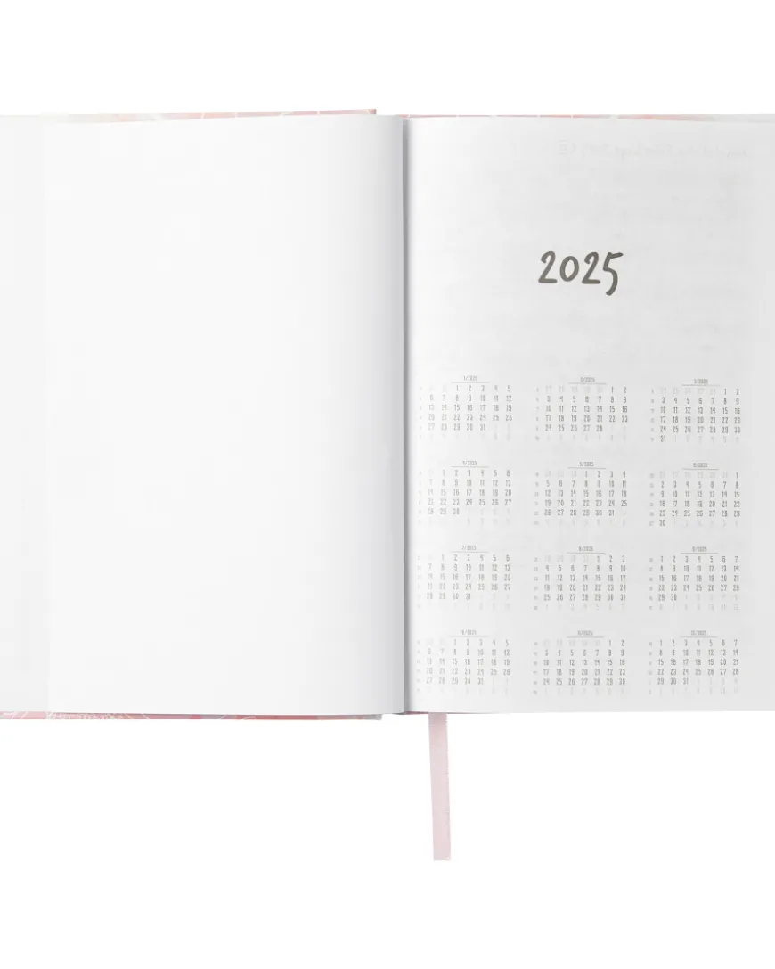 Buchkalender 2025 verschiedene Designs, ca. 21 x 14 cm-KiK Onlineshop Clearance