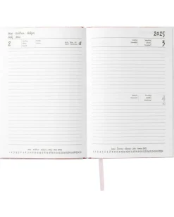 Buchkalender 2025 verschiedene Designs, ca. 21 x 14 cm-KiK Onlineshop Clearance