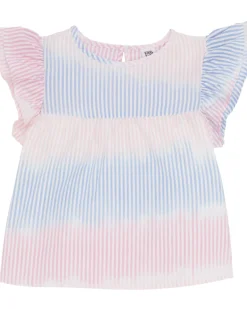 Bunt gestreiftes T-Shirt Kiki & Koko, Volantärmel-KiK Onlineshop Shop