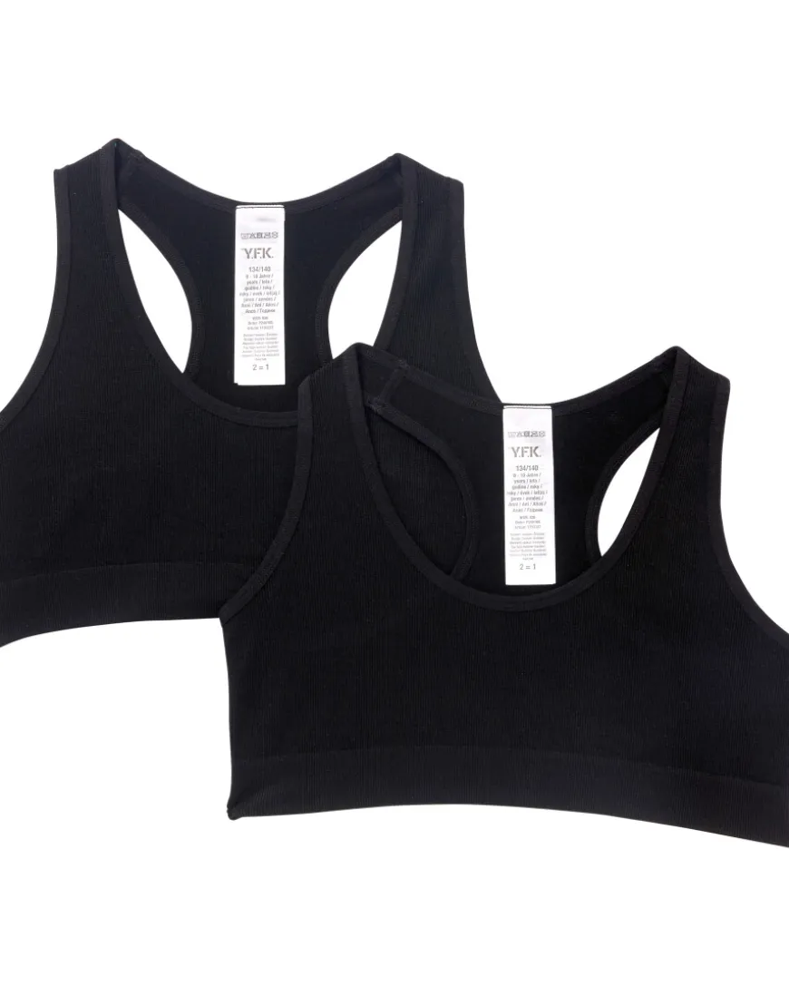 Bustiers mit Rippstruktur 2er-Pack, Y.F.K.-KiK Onlineshop Online