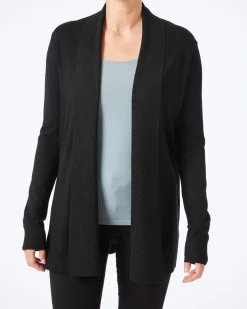 Cardigan mit Glitzergarn Janina, offene Form-KiK Onlineshop Discount