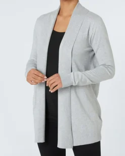 Cardigan mit Schalkragen Janina, offene Form-KiK Onlineshop Best