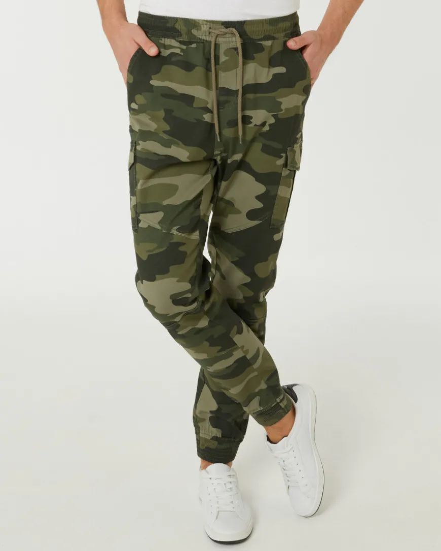 Cargohose Camouflage X-Mail, elastischer Bund-KiK Onlineshop Cheap
