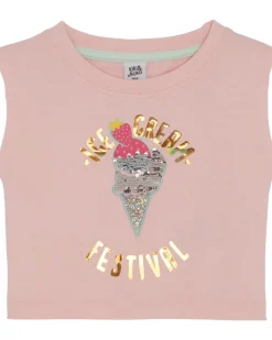 Cropped T-Shirt Kiki & Koko, Wendepailletten-KiK Onlineshop Cheap