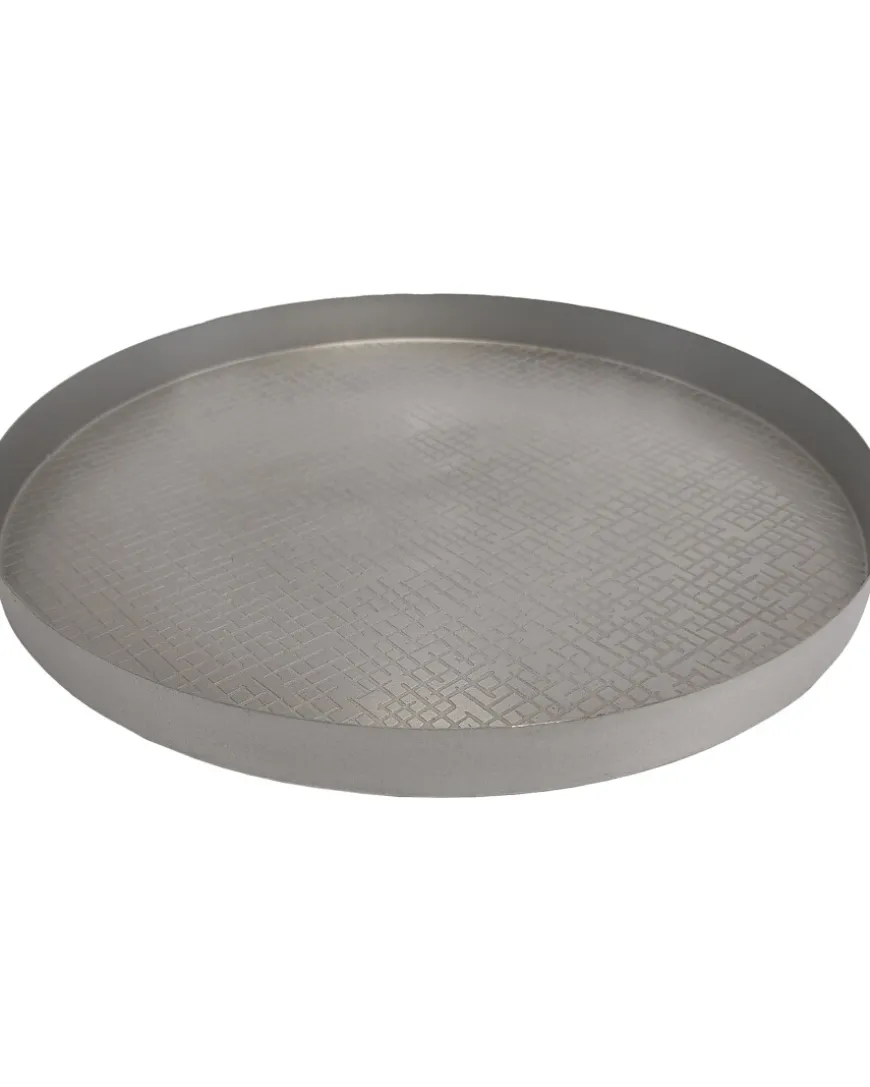 Dekotablett aus Metall verschiedene Designs, Ø ca. 29 cm-KiK Onlineshop Discount