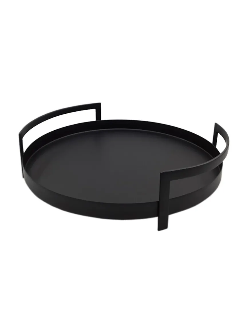 Dekotablett mit Griffen Ø ca. 30 cm-KiK Onlineshop Outlet