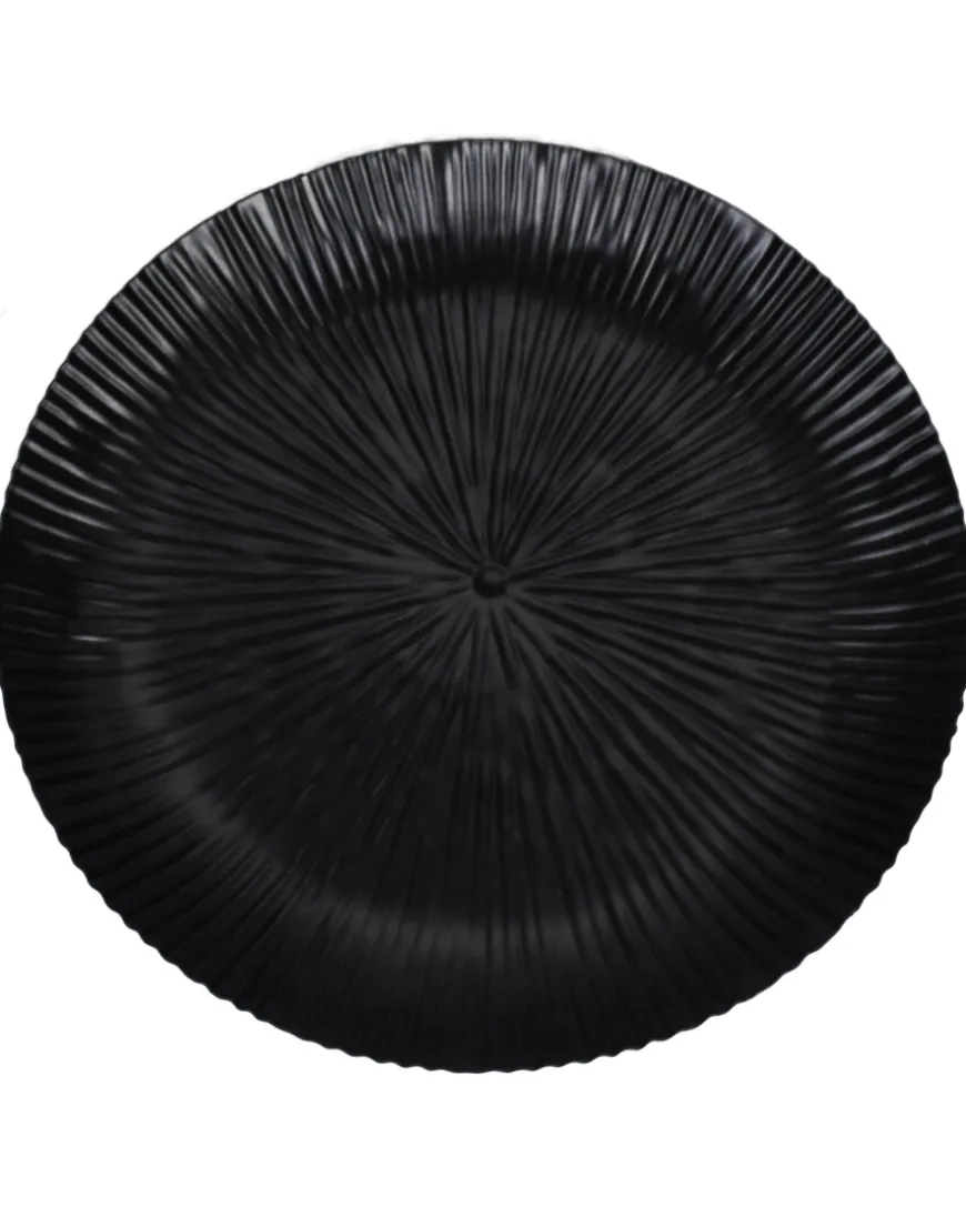 Dekotablett mit Struktur Ø ca. 26 cm-KiK Onlineshop Fashion